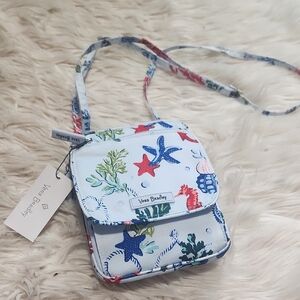 NWT Vera Bradley Anchors Aweigh Lighten Up Mini Hipster Crossbody